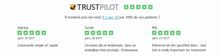 Avis sur Microgynon venant de la pharmacie en ligne Treated