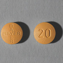 Un comprimé de Levitra 20mg