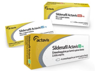 Il existe 3 dosages pour le Sildenafil: 25, 50 et 100 mg