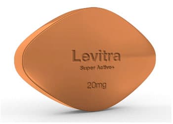 Un comprimé de Levitra avec du Vardénafil