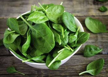 Les épinards pour une salade brûle-graisses